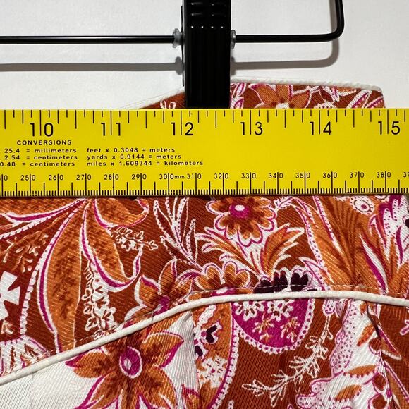 Anthropologie Pleated Ballon Floral Boho Pants Multicolor US 10 30"x26" - Picture 10 of 13